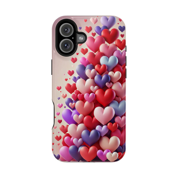 Shamo's Phone Case | MagSafe Compatible | Love Hearts Theme for iPhone 17 and more