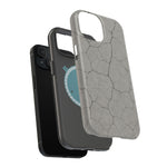 Cracked Concrete Texture iPhone Case with MagSafe compatibility  Shamo's