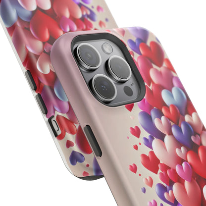 Love Hearts MagSafe iPhone Case — Magnetic, Impact-Resistant  Shamo's