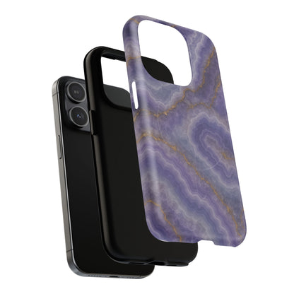 Purple Agate Marble iPhone Case with MagSafe - Shamo's