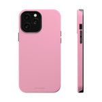 Cotton Candy Pastel Pink Impact-Resistant Phone Case | Slim Protective MagSafe-Compatible Cover