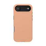 Peach Sorbet Solid Color MagSafe-Compatible Impact-Resistant iPhone Case