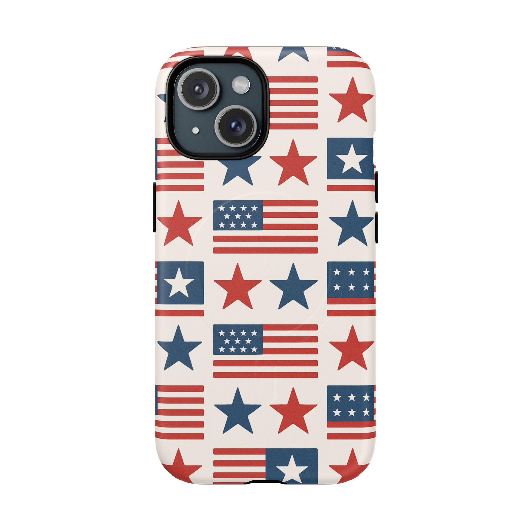 Patriotic American Flag iPhone Case | MagSafe