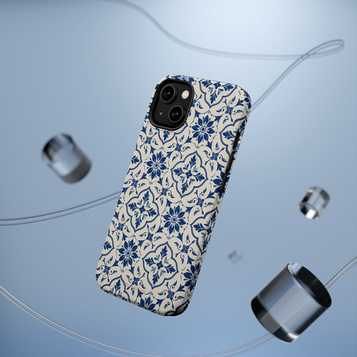 Lisbon Tile – Blue Ornamental MagSafe Phone Case