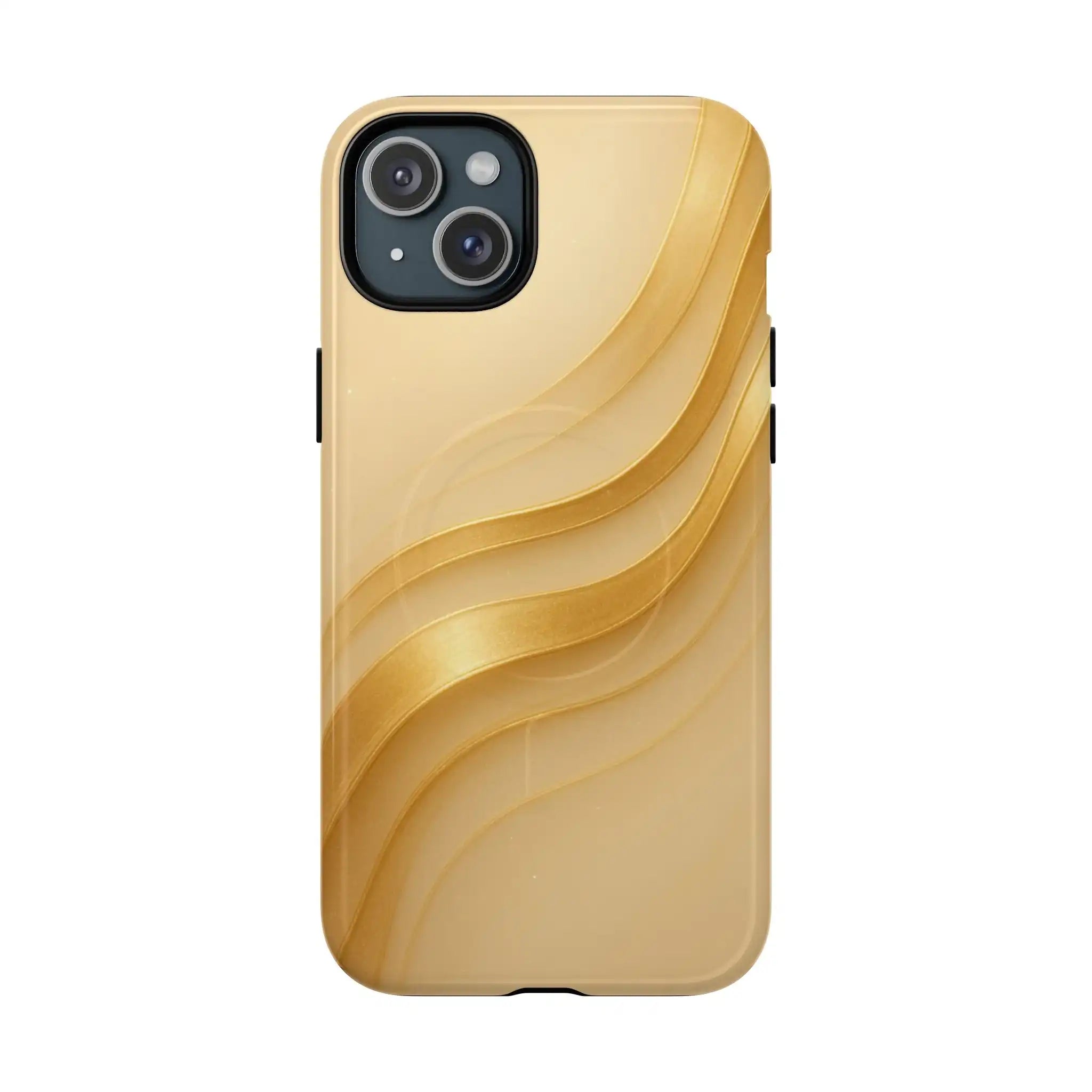 Luxury Series Golden Aura iPhone Case compatible with MagSafe - Shamo's