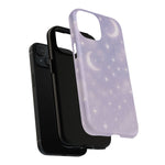 Celestial Lavender iPhone Case — Moon & Stars MagSafe Compatible - Shamo's