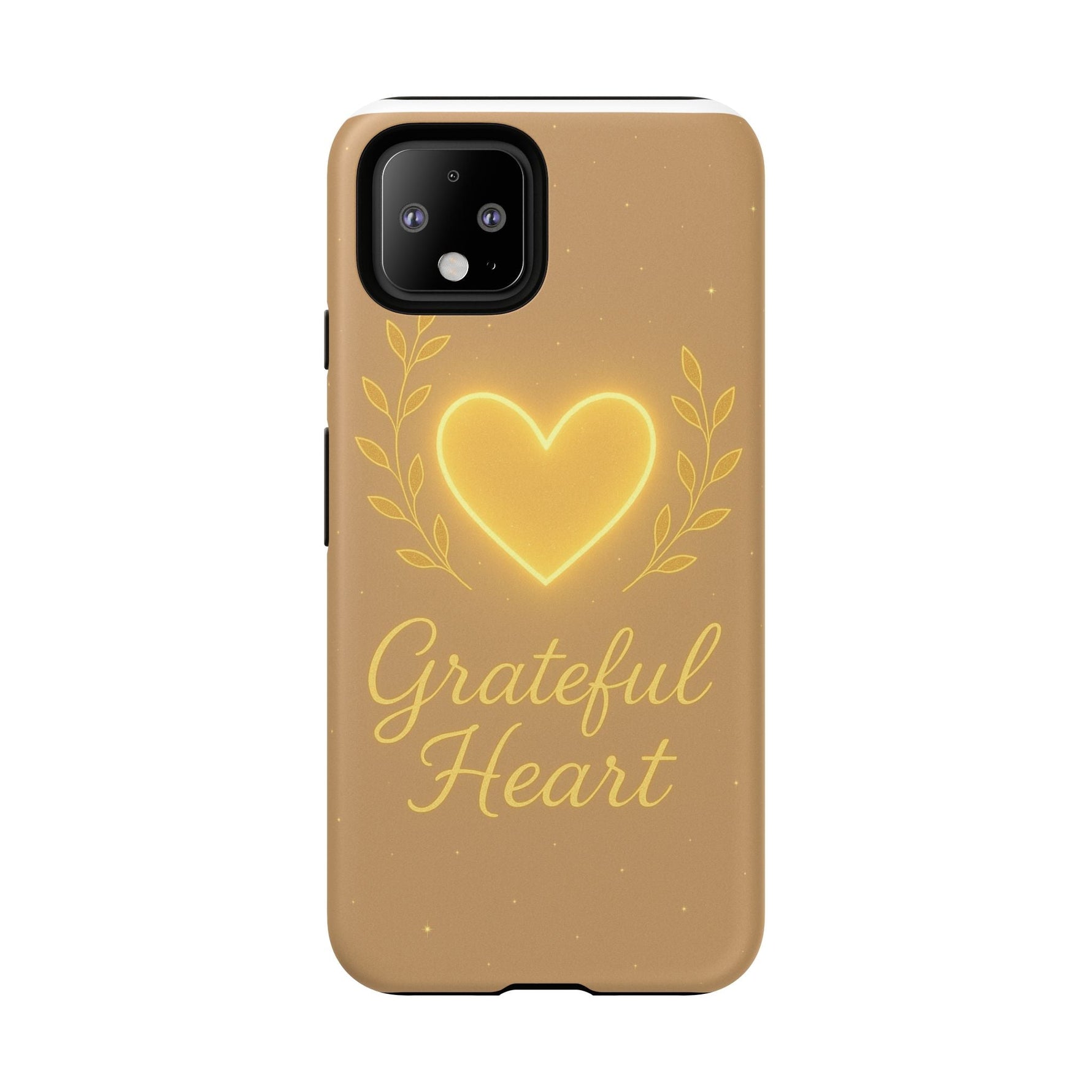 Grateful Heart iPhone Case — Warm Neon Heart  Shamo's