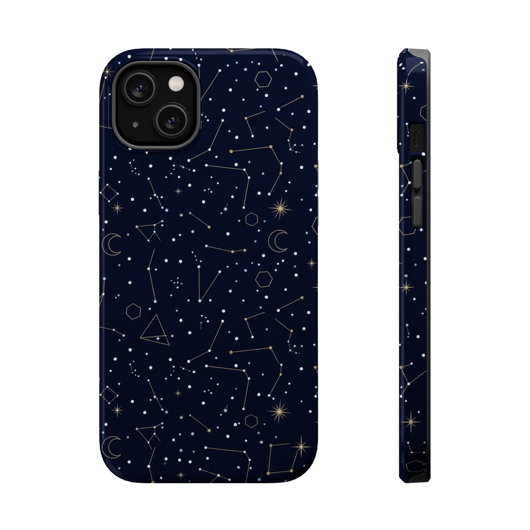 Constellation Night Magnetic Impact-Resistant Phone Case with MagSafe - iPhone 14 Plus / Glossy - Shamo's