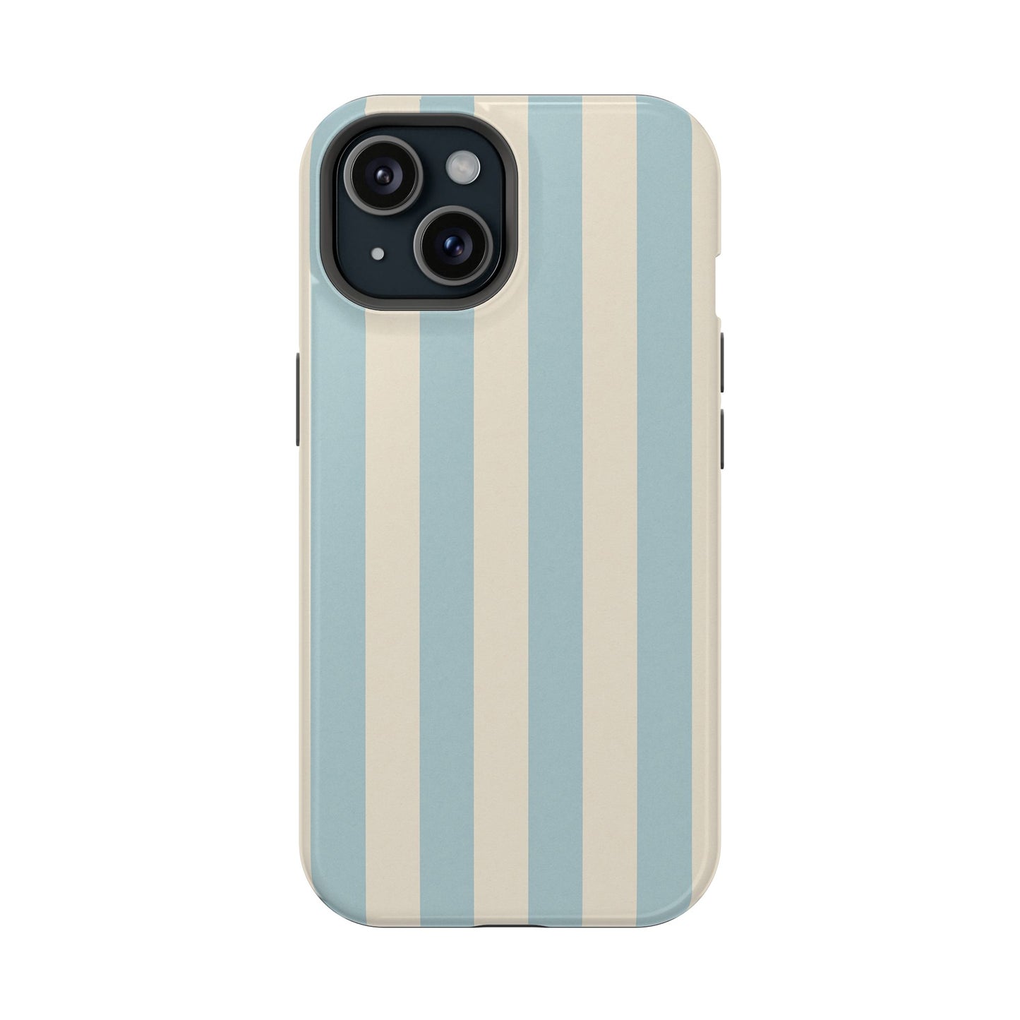 Blue Strips Pattern iPhone Case Compatible with MagSafe