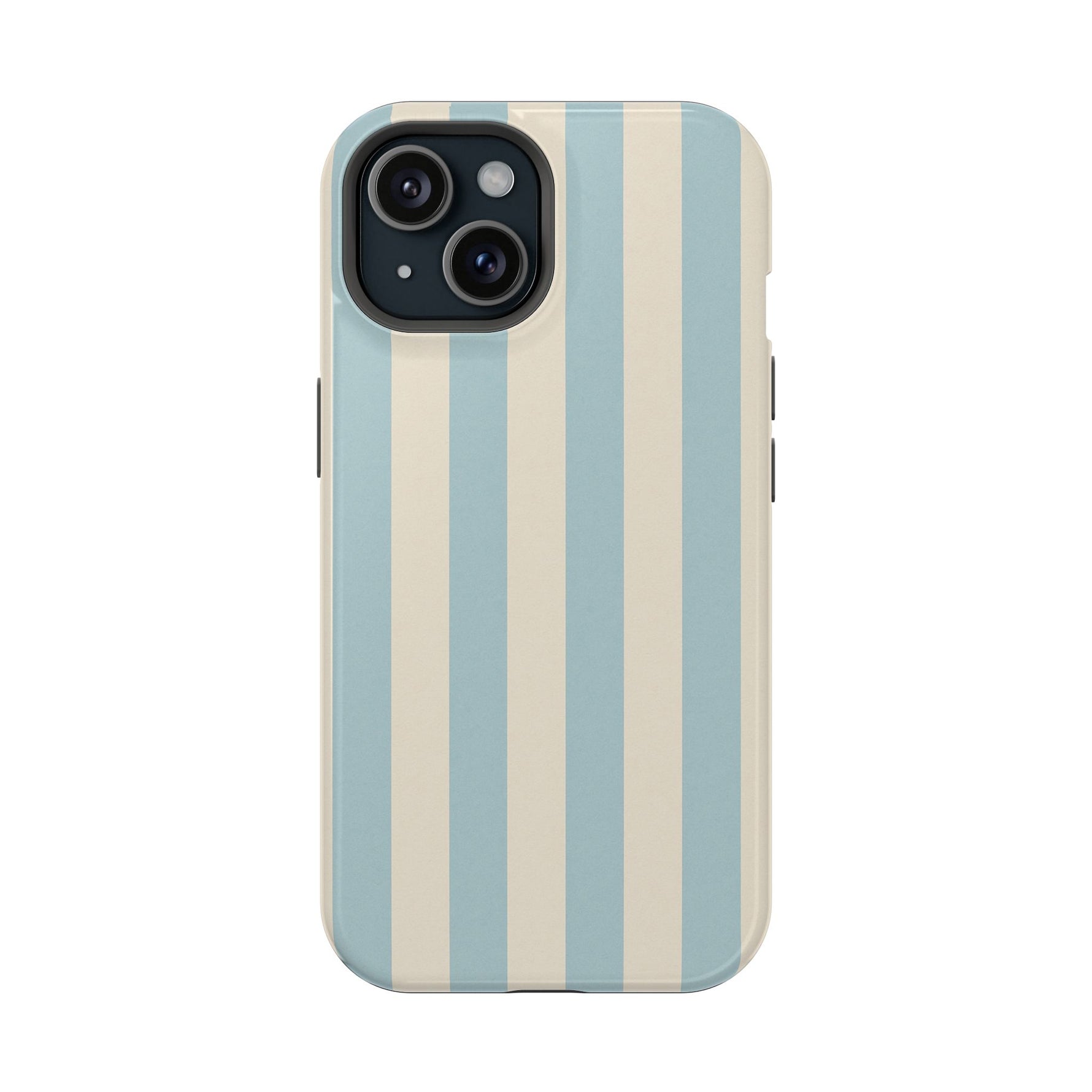 Blue Strips Pattern iPhone Case Compatible with MagSafe - Shamo's