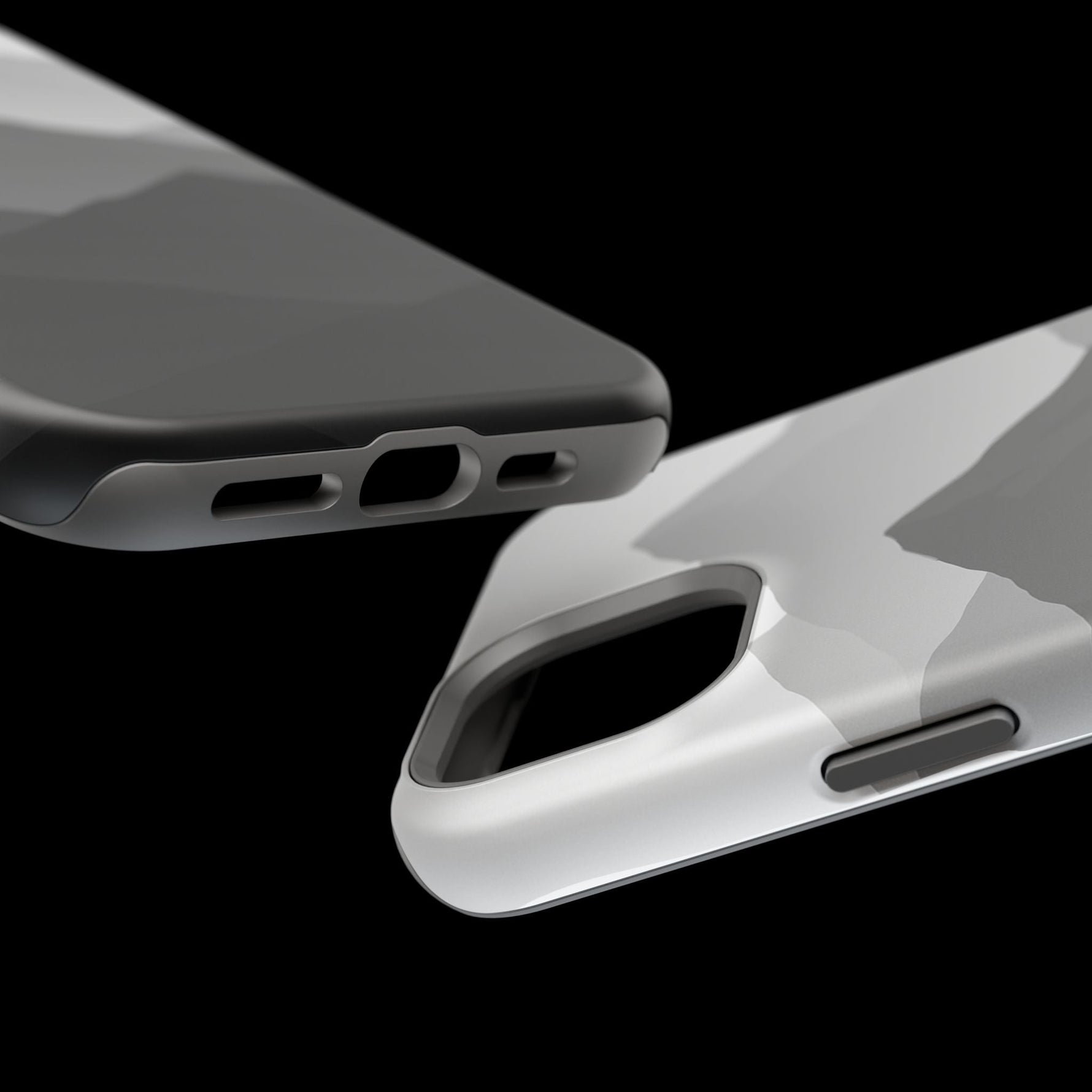 Monochrome Mountain Design iPhone Case | MagSafe  Shamo's