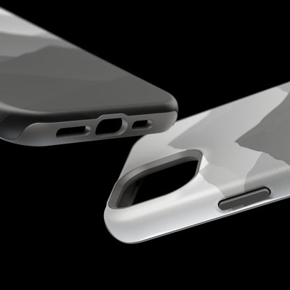 Monochrome Mountain Design iPhone Case | MagSafe  Shamo's