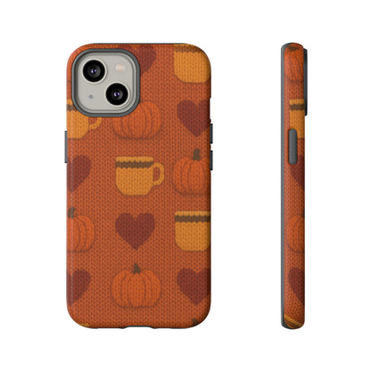 Fall Pumpkin & Coffee iPhone Case - Shamo's
