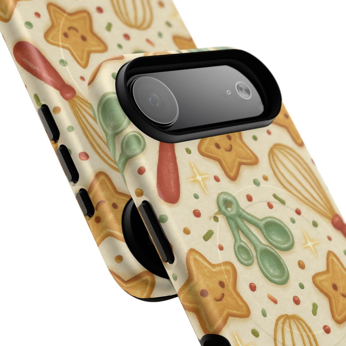 Baking Holiday iPhone Case — Cute Whisk & Cookie Pattern | compatible with MagSafe