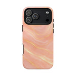 Luxury Series Pink Marble iPhone Case compatible with MagSafe - Shamo's