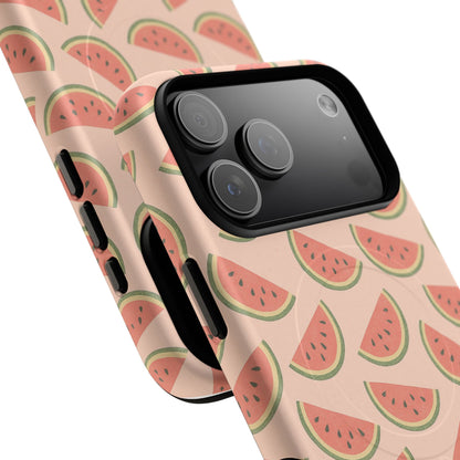Watermelon Fruit Tough iPhone Case | Compatible with MagSafe