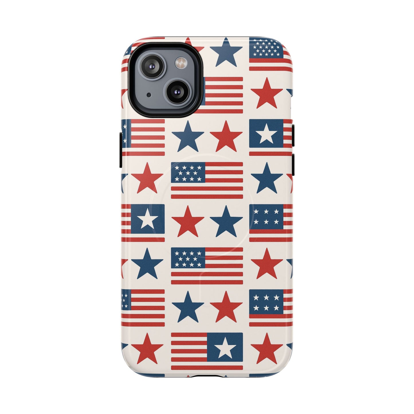 Patriotic American Flag iPhone Case | MagSafe