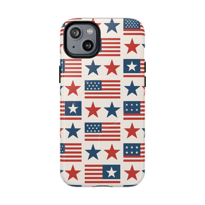 Patriotic American Flag iPhone Case | MagSafe