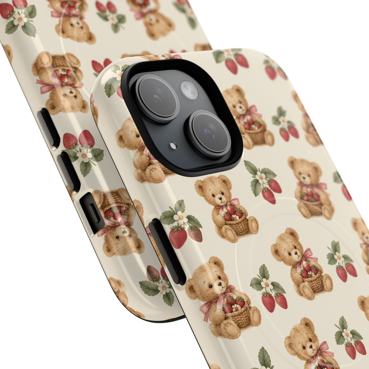 Teddy Berry Basket iPhone Case with MagSafe