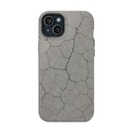 Cracked Concrete Texture iPhone Case with MagSafe compatibility  Shamo's iPhone 15 Plus / Glossy