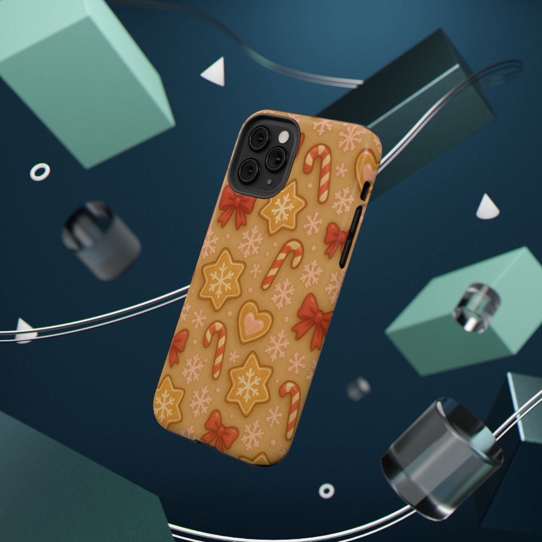 Candy Cane & Gingerbread Holiday iPhone Case — Impact-Resistant  Shamo's
