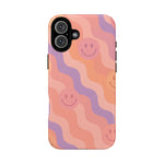 Groovy Smiley Faces Retro iPhone Case | MagSafe - Shamo's