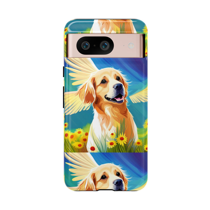 Tough Cases Golden Retriever with Wings Phone case