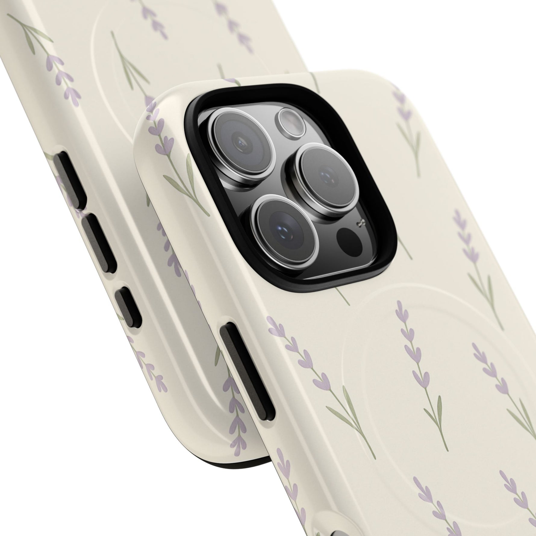 Lavender Minimal Bloom iPhone Case with MagSafe - Shamo's
