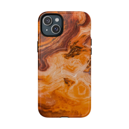 Amber Agate Marble iPhone Case — compatible with MagSafe - Shamo's