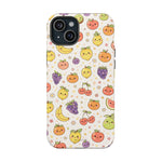 Cute Kawaii Fun Fruit Pattern Magnetic Impact-Resistant iPhone Case with MagSafe Compatibility