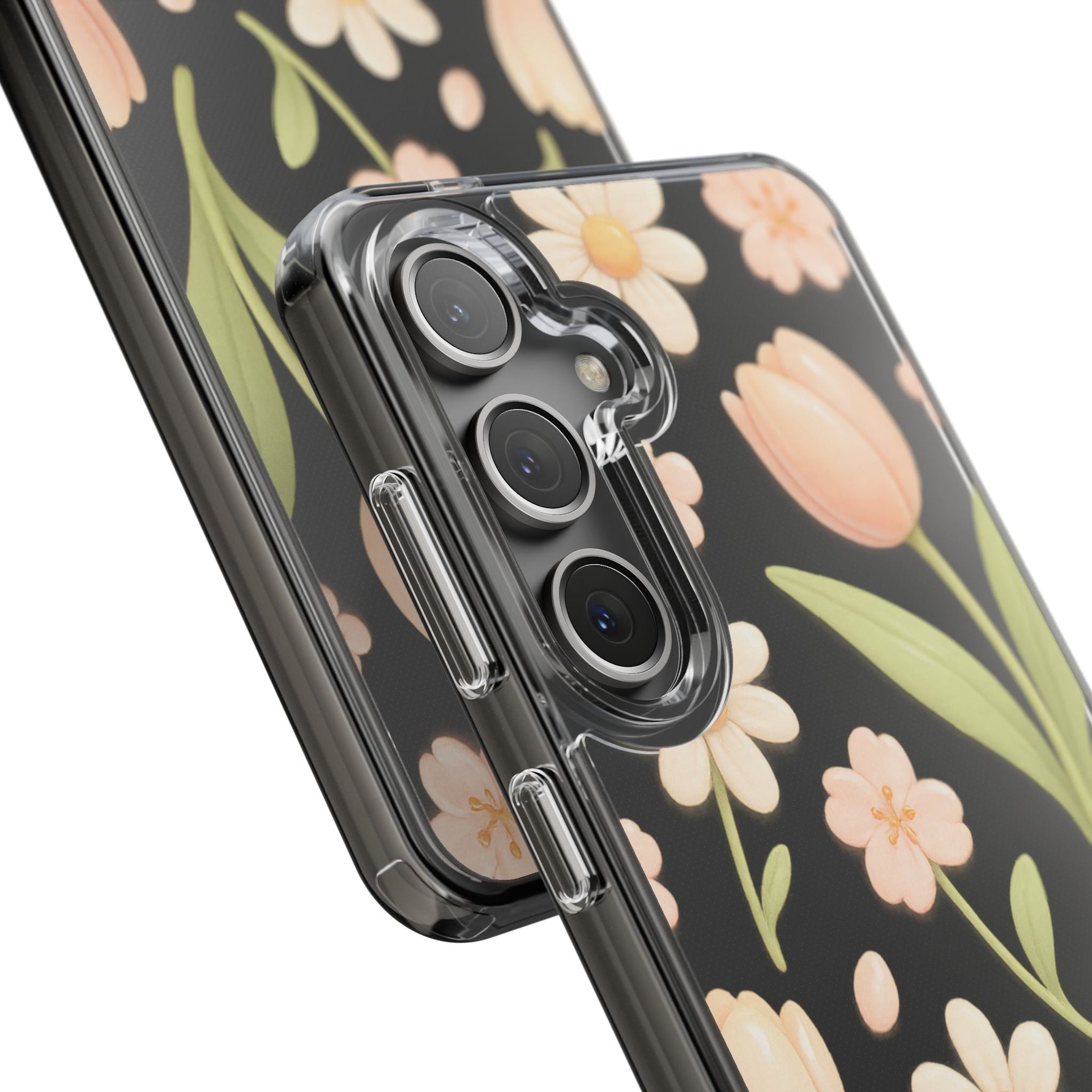 Floral Impact-Resistant Clear iPhone Case  Shamo's