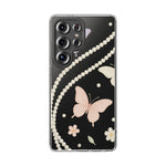Butterfly Pearl Impact-Resistant Clear iPhone Case - Samsung Galaxy S25 Ultra / Without gift packaging - Shamo's