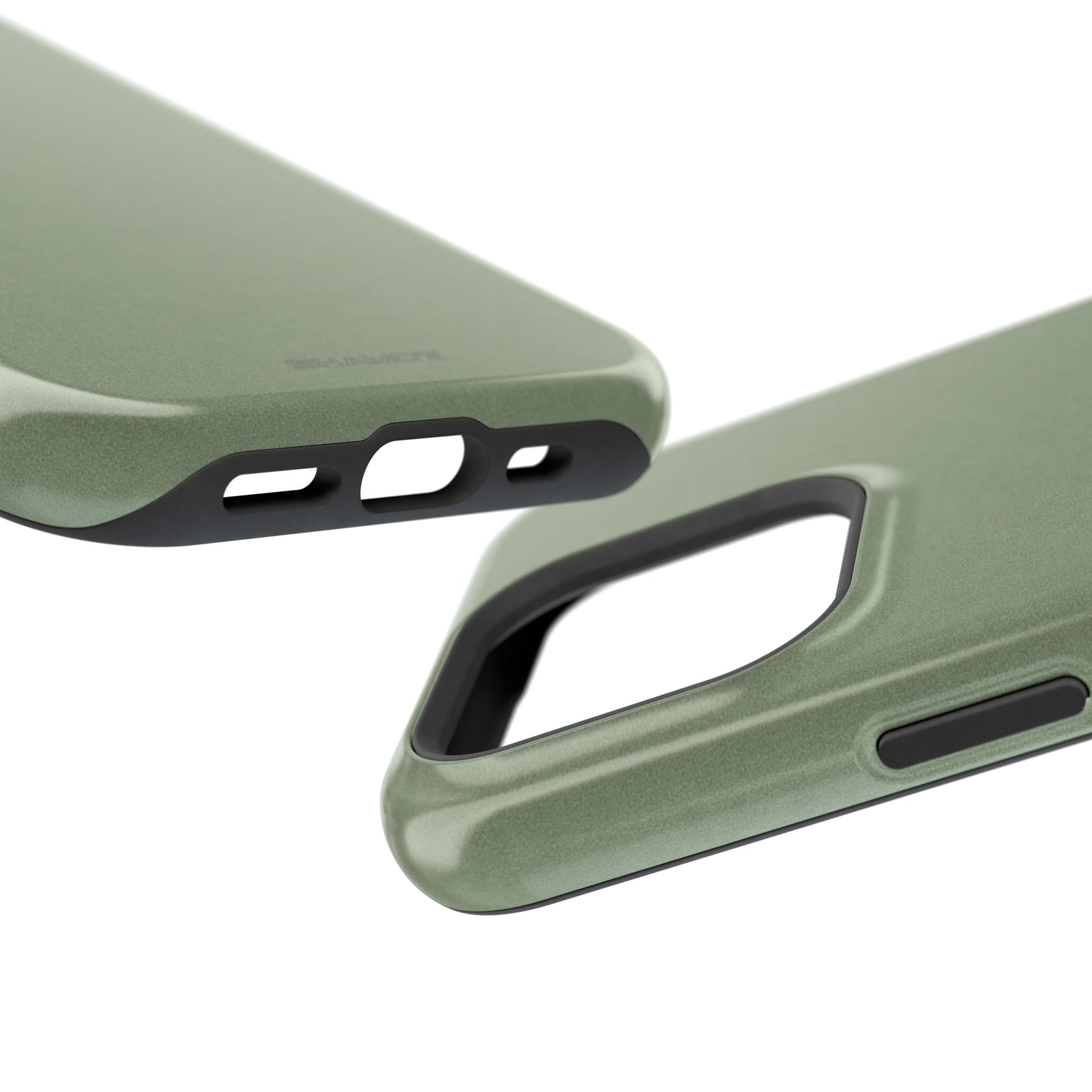 Olive Green MagSafe Compatible Impact-Resistant iPhone Case
