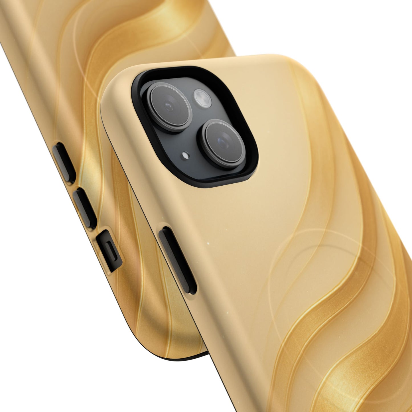 Luxury Series Golden Aura iPhone Case compatible with MagSafe - Shamo's