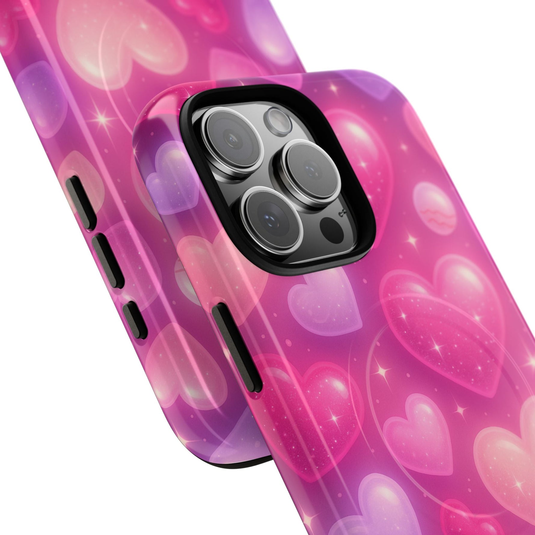 Glitter Hearts Cases for iPhones with MagSafe  Shamo's