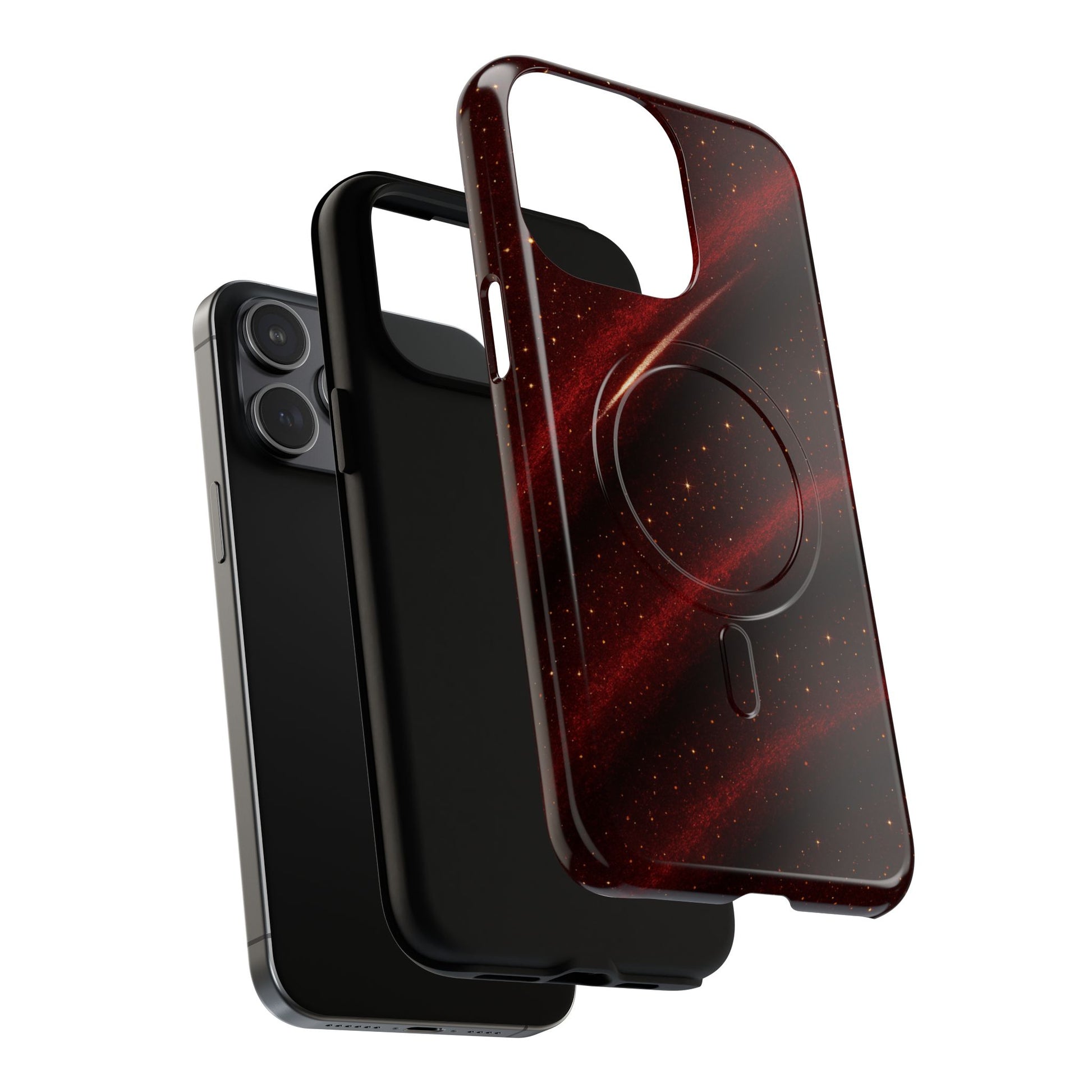 Red Nebula iPhone Case with MagSafe - Shamo's
