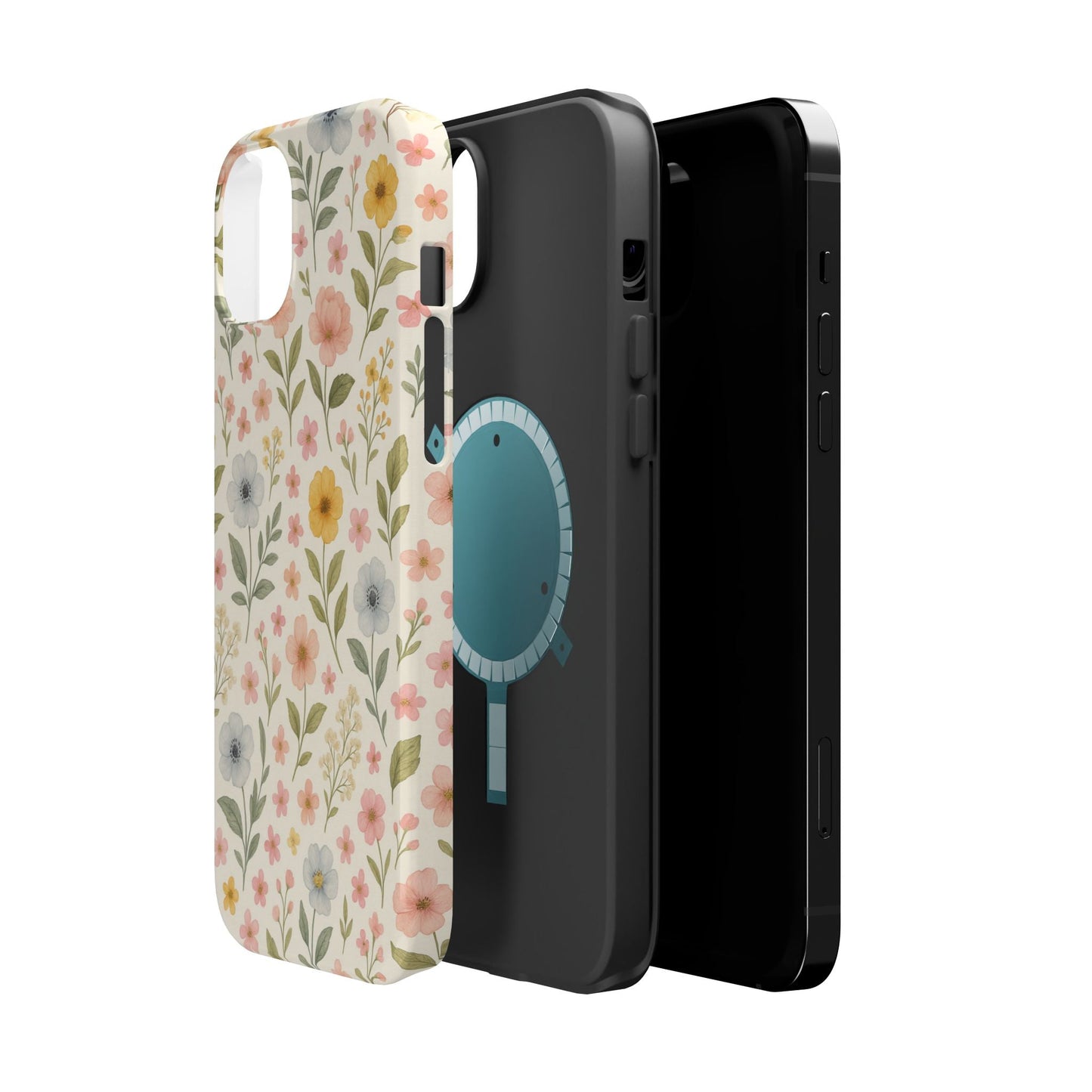Floral Garden Impact iPhone Case with MagSafe compatibility  Shamo's