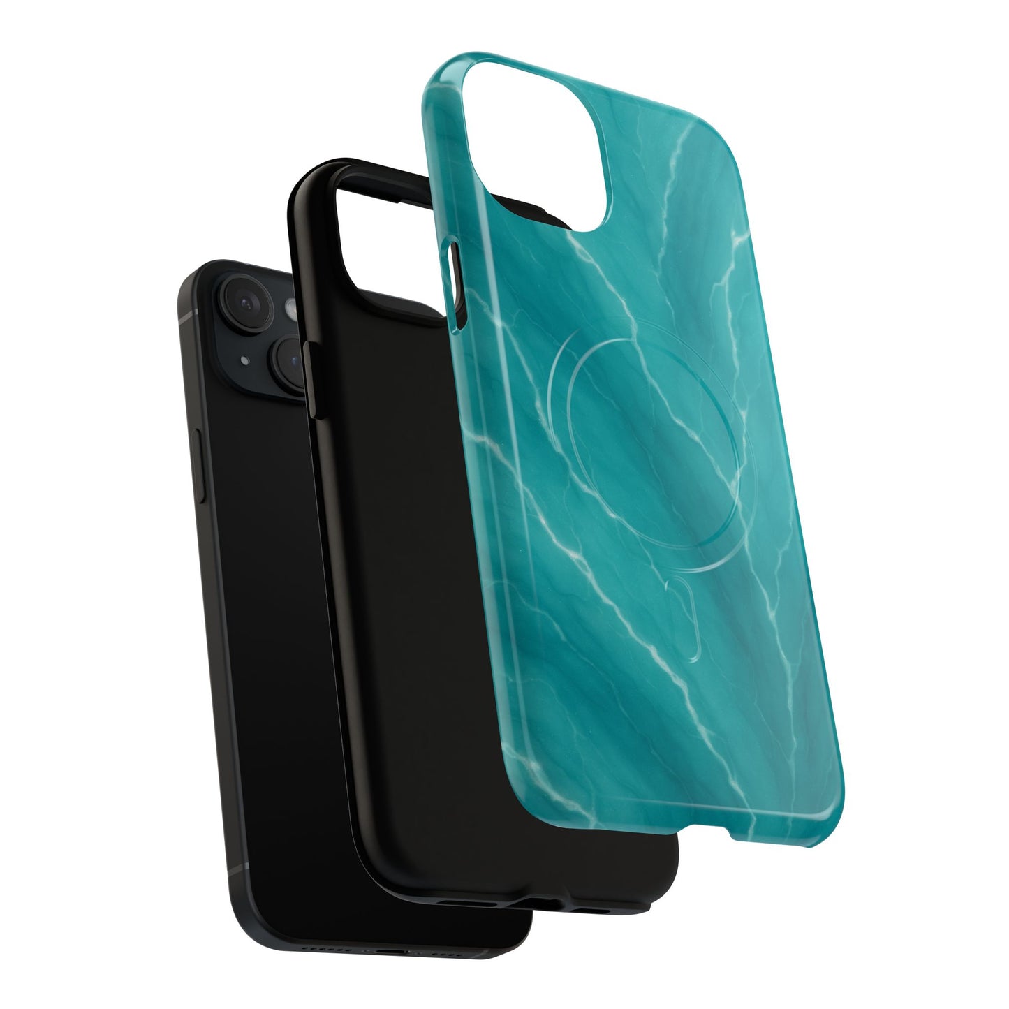 Ocean Aura Marble iPhone Case — MagSafe Compatible - Shamo's