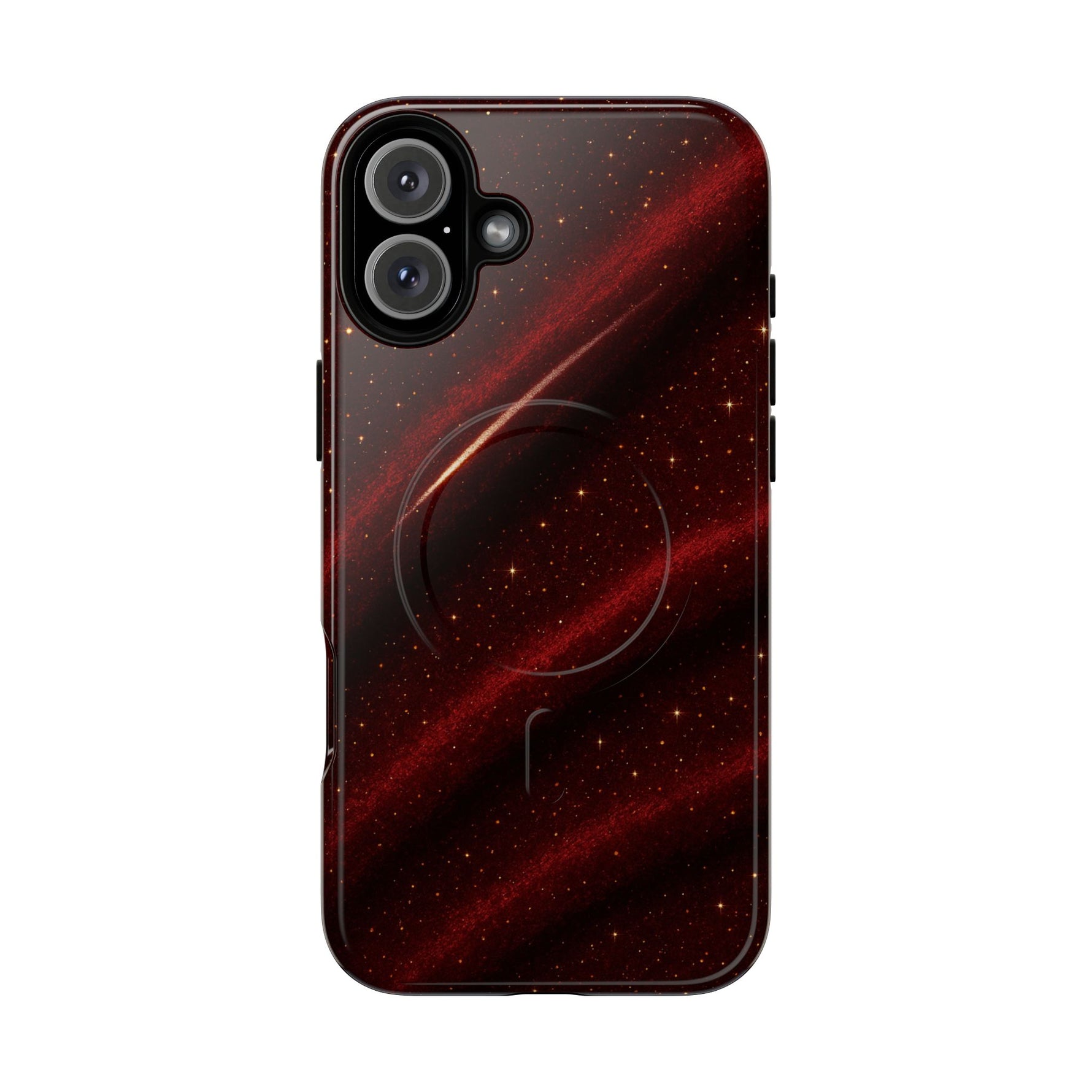 Red Nebula iPhone Case with MagSafe - Shamo's