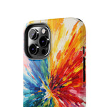 Vibrant Abstract Paint Explosion Impact Phone Case  Shamo's