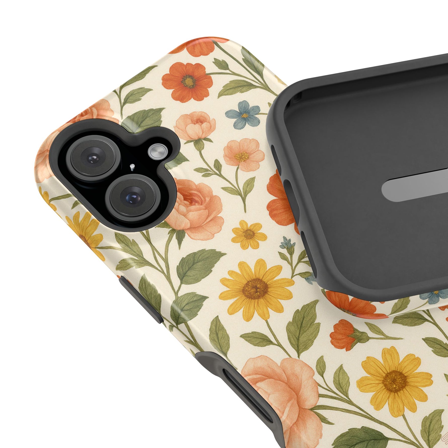 Floral Vintage Garden iPhone Case — with MagSafe