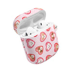 Puppy Hearts AirPod Case, Pink Valentine Pet Pattern