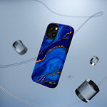 Blue Gold Marble Phone Case  Shamo's