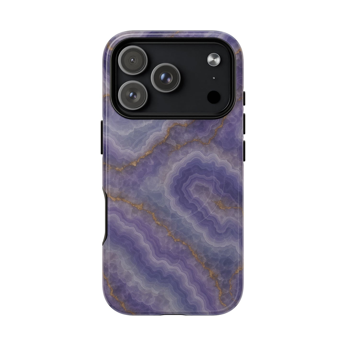 Purple Agate Marble iPhone Case with MagSafe - Shamo's