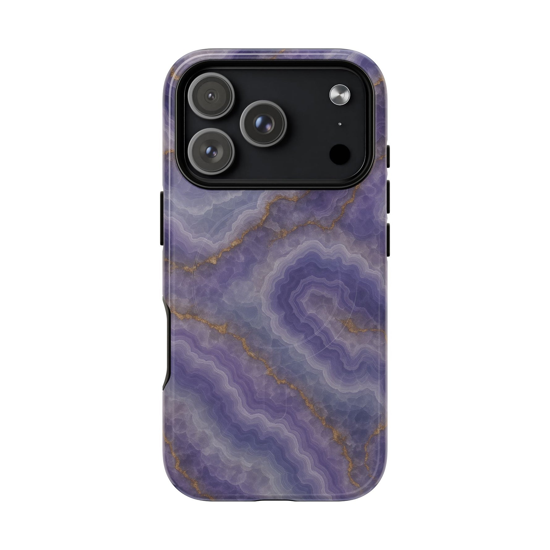 Purple Agate Marble iPhone Case with MagSafe - Shamo's