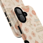 Japan Hand-Drawn Cherry Blossom iPhone Case with MagSafe  Shamo's
