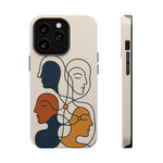 "Connected Lines" Minimalist iPhone Case — MagSafe, Magnetic Impact-Resistant  Shamo's iPhone 13 Pro / Matte