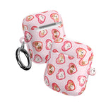 Puppy Hearts AirPod Case, Pink Valentine Pet Pattern