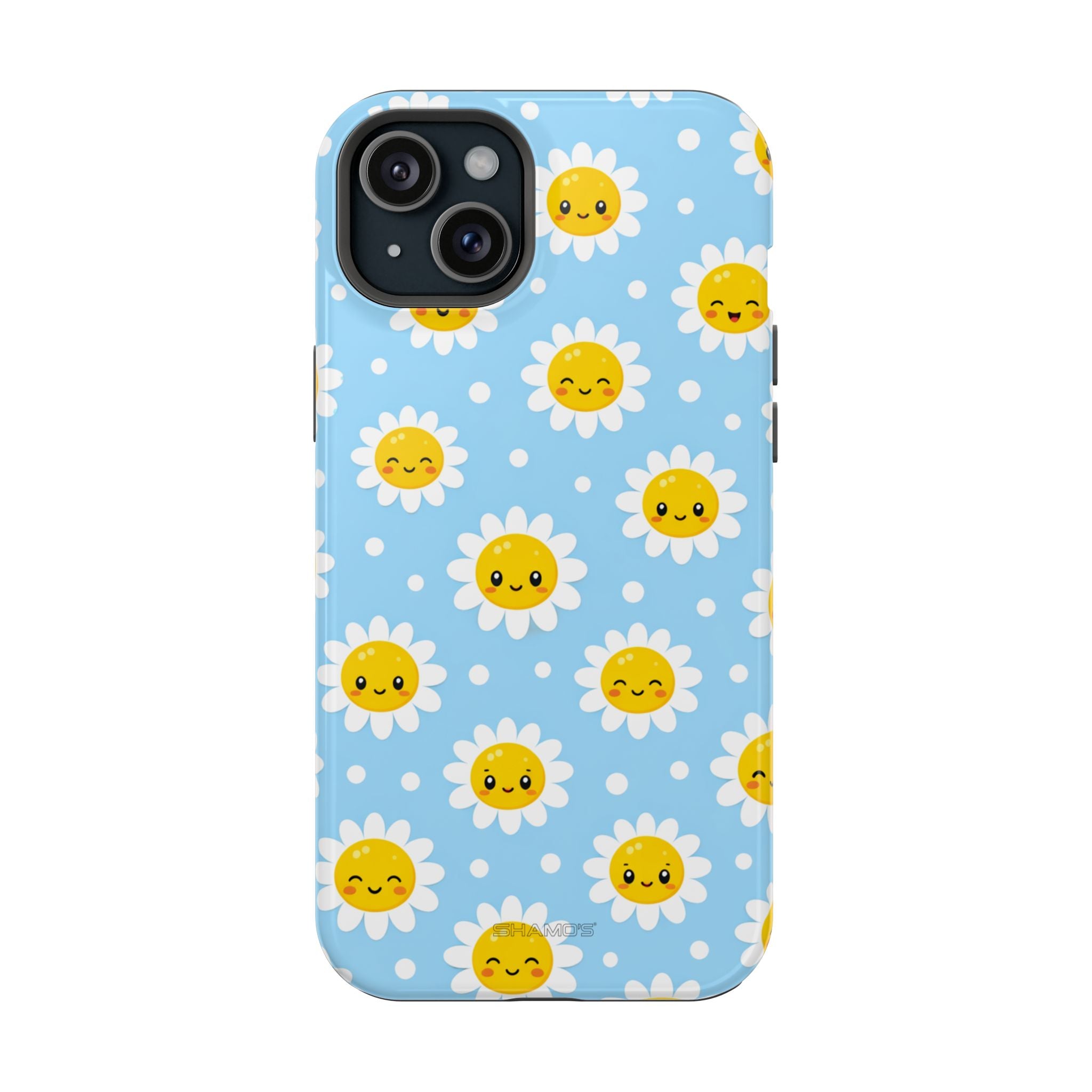 Sunny Daisy MagSafe Compatible Magnetic Phone Case — Impact-Resistant Cover - iPhone 15 Plus / Glossy - Shamo's