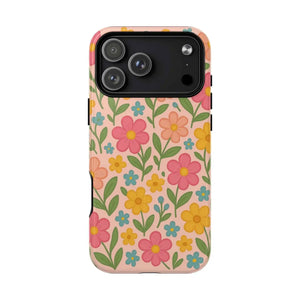 Floral Tough Magnetic MagSafe Phone Case - Stylish Protection for Everyday Use